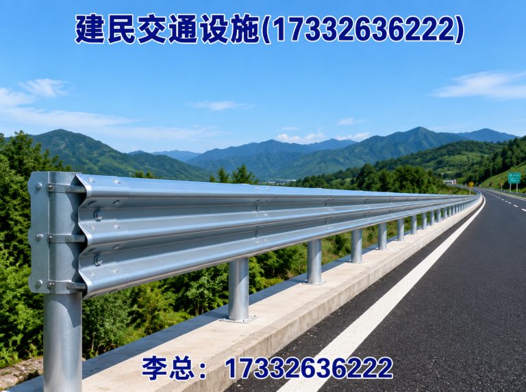 固安县公路护栏展示图